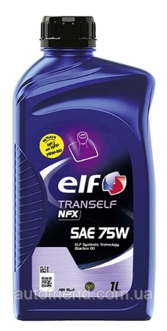 Олива трансм. ELF TRANSELF NFX 75w 1л (12шт уп), фото 1