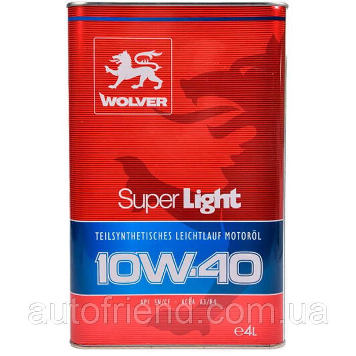 Олива WOLVER Super Light 10W-40, API SN/CF каністра 5л (4шт уп), фото 1