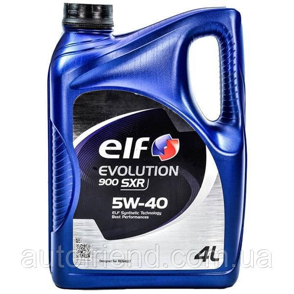 Олива моторна ELF 5w-40 evolution 900 SXR 4 л (3шт уп), фото 1