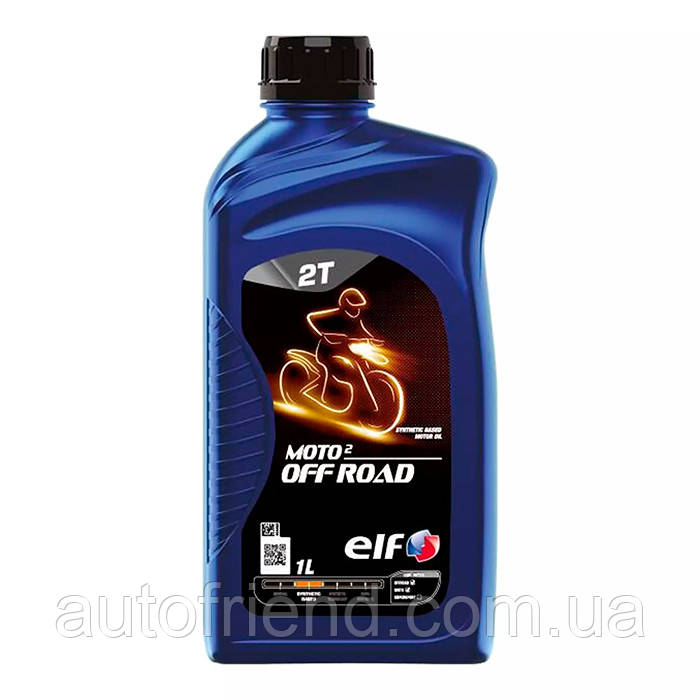 Олива моторна ELF 2T MOTO 2 off road 1л. (12шт уп), фото 1