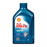 Олива моторна SHELL Helix Diesel HX7 SAE 10W-40 API CF ACEA A3/B4 VW 505.00 MB 229.3 RN 0710 1л (12шт уп)