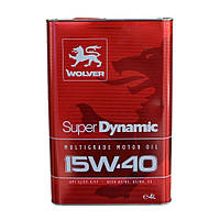 Олива WOLVER Super Dinamic 15W-40, API SJ/CF-4/CF каністра 4л (4шт уп)