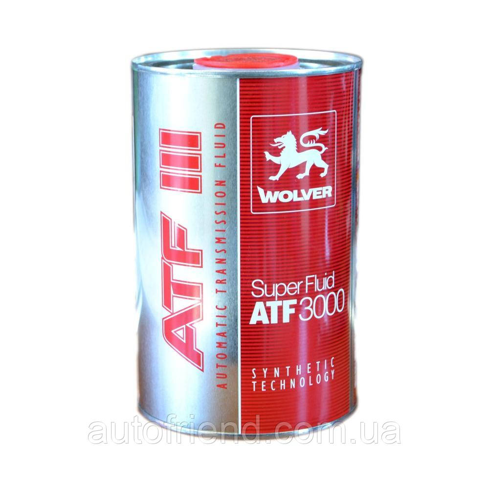 Олива WOLVER SUPER FLUID ATF 3000 каністра 1л (12шт уп), фото 1