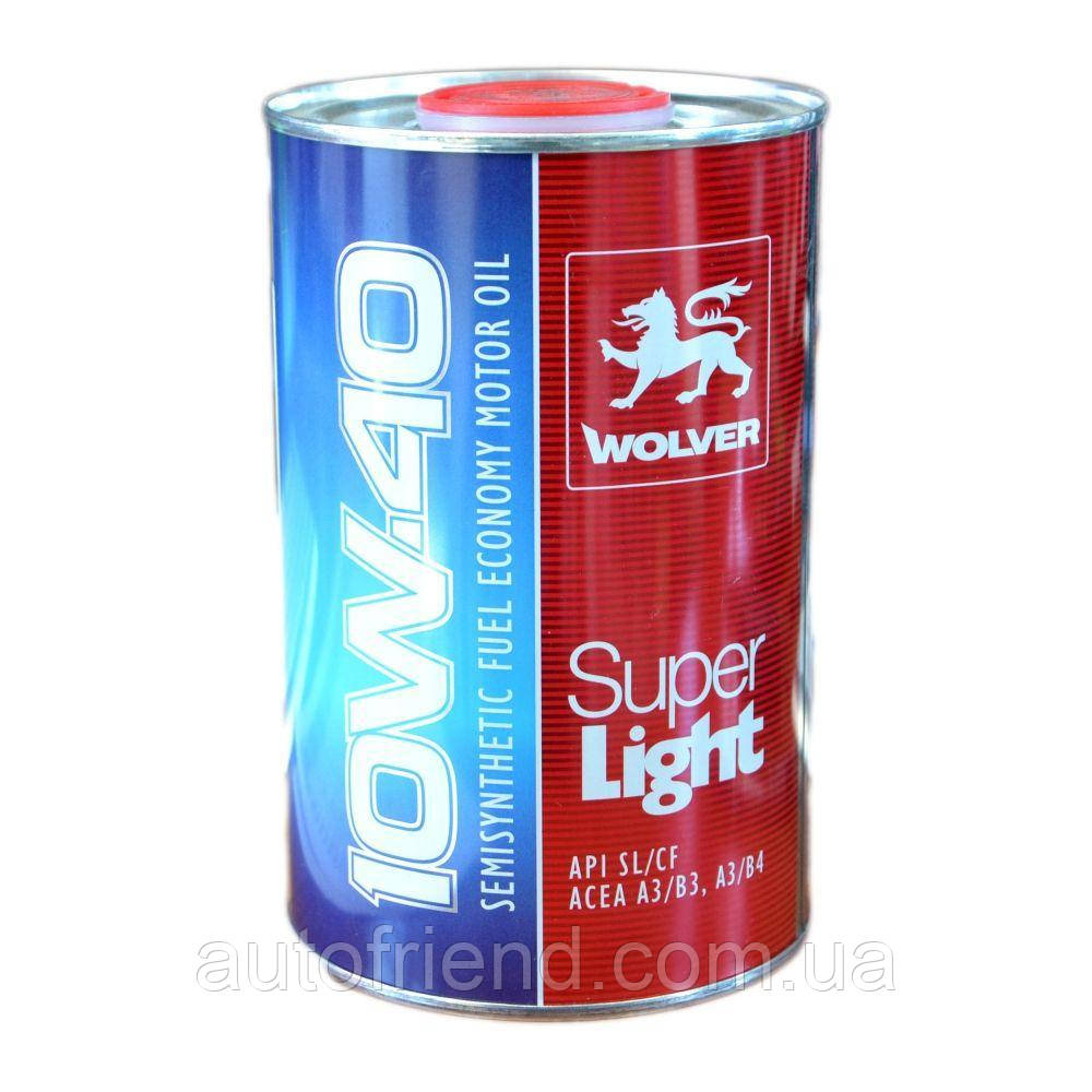 Олива WOLVER Super Light 10W-40, API SN/CF каністра 1л (12шт уп), фото 1