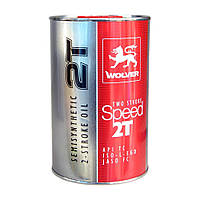 Масло WOLVER TWO STROKE SPEED 2T, API TC канистра 1л (12шт уп)