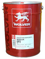 Мастило WOLVER MODELUX EP2 (-30С..+120C) (жовтий) ведро 10л