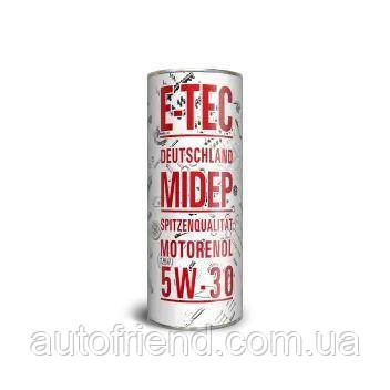 Олива моторна TEC 5w-30 SN/CF E-TEC кан. мет. 1л, фото 1