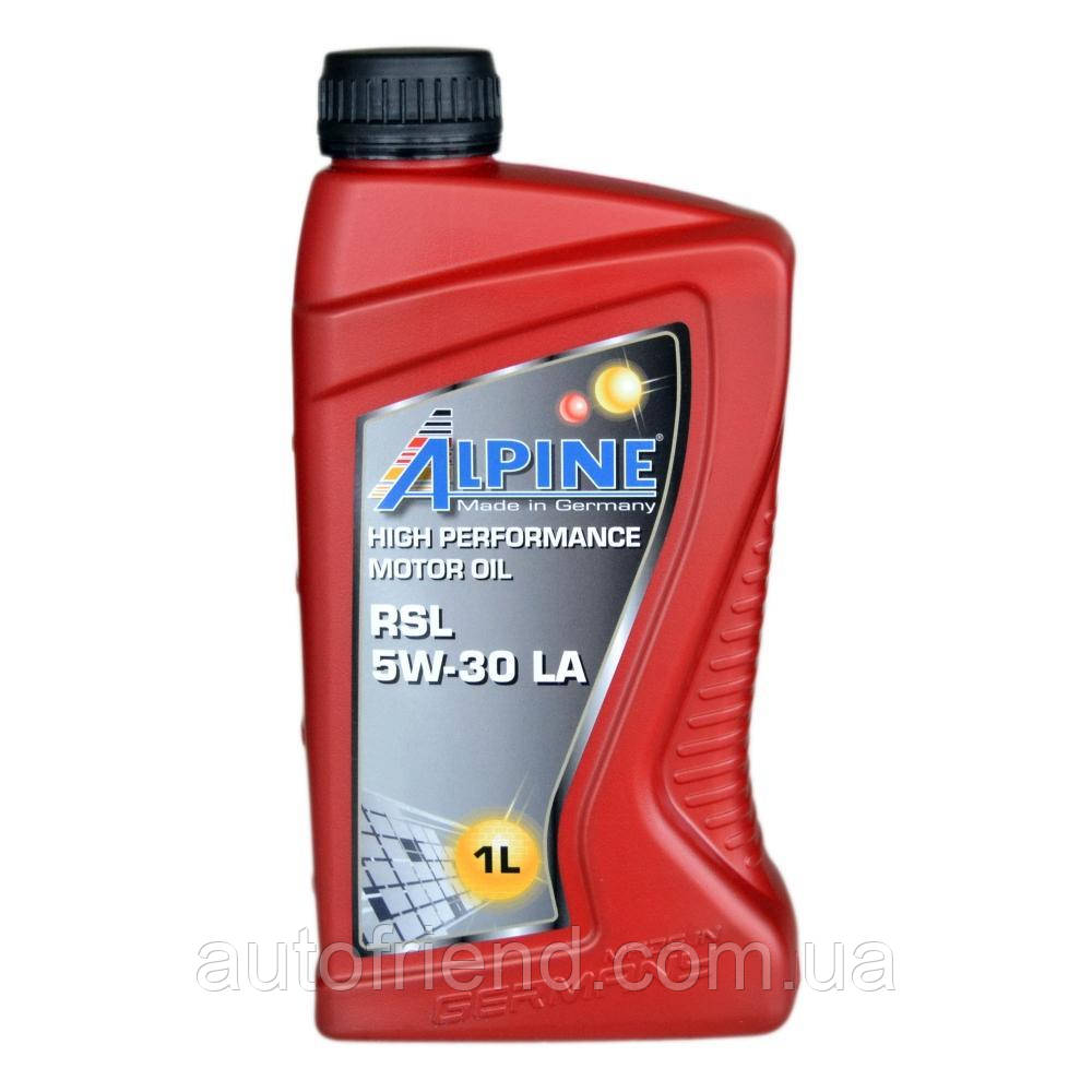 Олива моторна синт. ALPINE 5W-30 RSL LA API SN/CF (C3) MB-229.31/229.51/229.52 BMW LL-04 1л, фото 1
