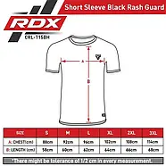 Рашгард з коротким рукавом RDX T15 Black XL, фото 4