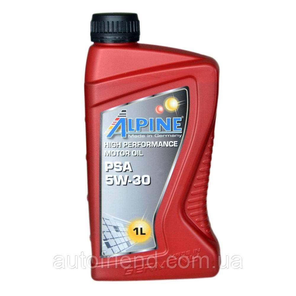 Олива моторна синт. ALPINE 5W-30 PSA C2  PSA B71 2290, Fiat 9.55535-S1 1л, фото 1