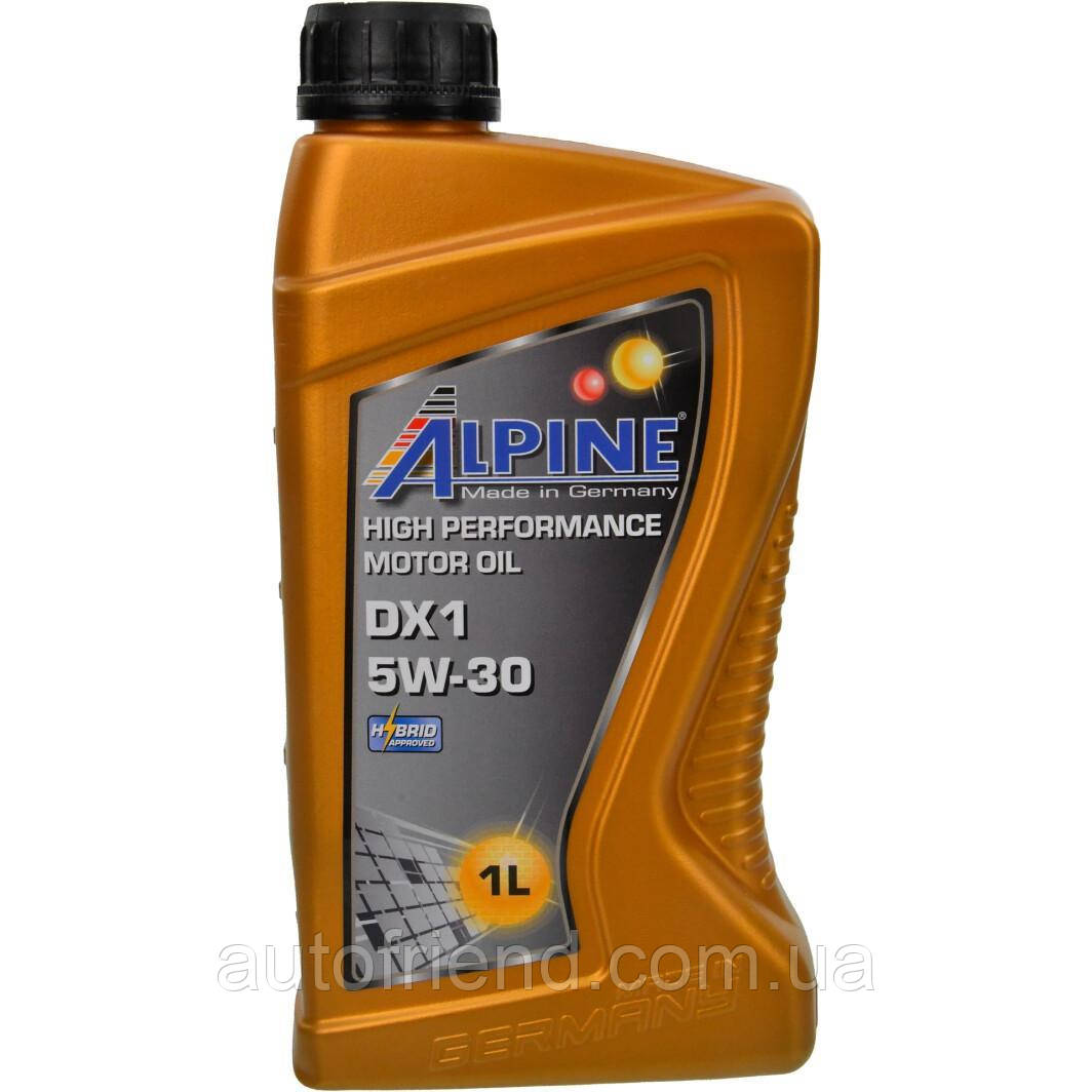 Олива моторна синт. ALPINE 5W-30 DX1 API SP •ILSAC GF-6A•Honda, Hyundai, Kia, Mazda, GM dexos1™ 1л, фото 1