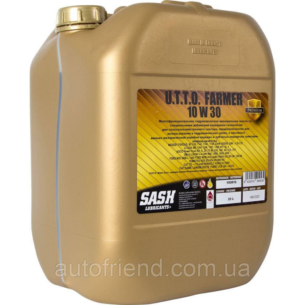Олива SASH (Іспанія) UTTO FARMER 10W30API:GL 4, J 20 C/D 20л, фото 1