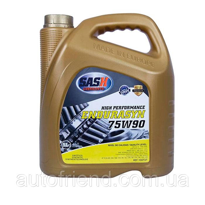 Олива трансм.синт.SASH (Іспанія) ENDURASYN SAE 75W90 API:GL4/5.MAN 3343.MB 235.8 5л(4шт уп), фото 1