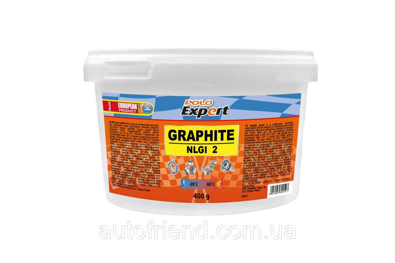 Мастило графітне Polo Expert GRAPHITE 400г. банка пл., фото 1