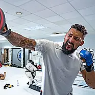 Рукавиці для ММА RDX T6 Plus Rex Blue L (капа в комплекті), фото 3