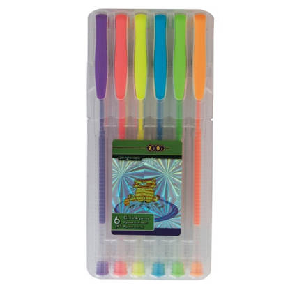 Набір з 6 гелевих ручок NEON, 6 кольорів (ZB.2201-99)