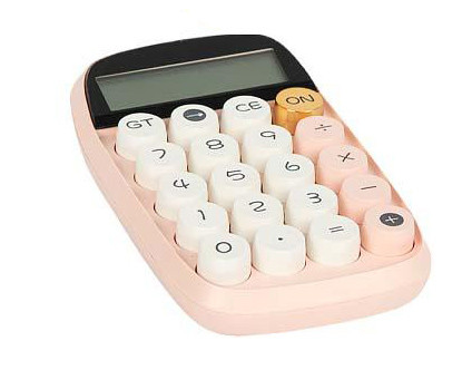 Калькулятор рожевий №-7