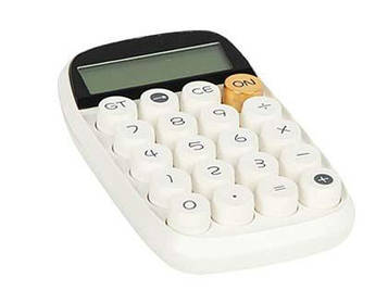 Калькулятор білий №-8
