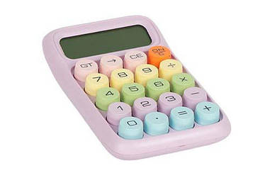 Калькулятор 15х9,5х2,5 см, фіолетовий