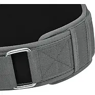 Пояс для важкої атлетики RDX RX5 Double Belt неопреновий Grey S, фото 7