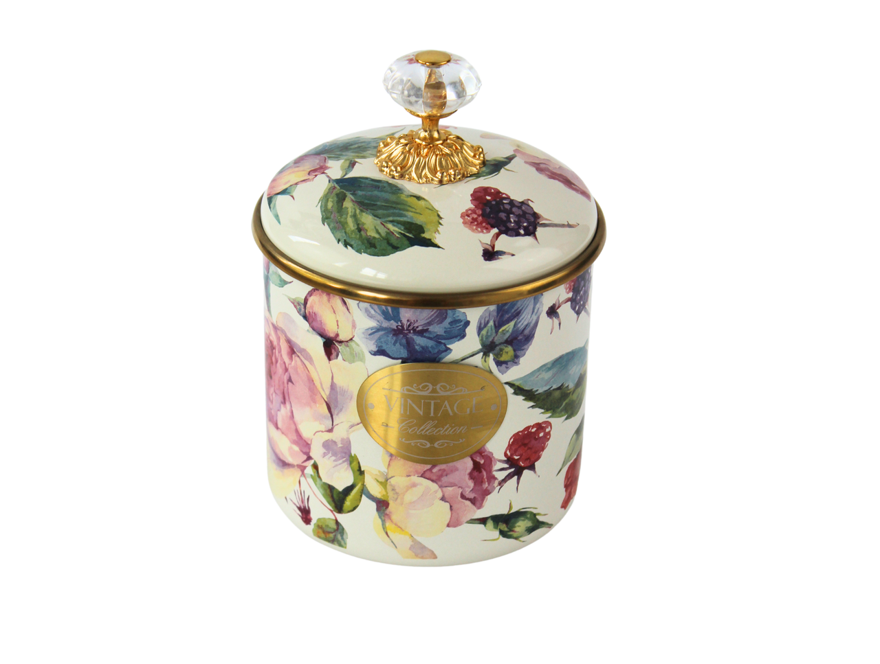Банка для сипучих продуктів PEONY Elmani з кришкою, 1,25 л, 12х12 см