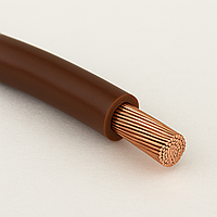 Мідний дріт ПВ-3 1х0.75 підвищеної гнучкості Одескабель (коричневий)