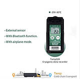 Реєстратор наднизьких температур TempU06 L200 (-200.+80 °C) з виносним датчиком, фото 4