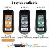 Реєстратор наднизьких температур TempU06 L200 (-200.+80 °C) з виносним датчиком, фото 2