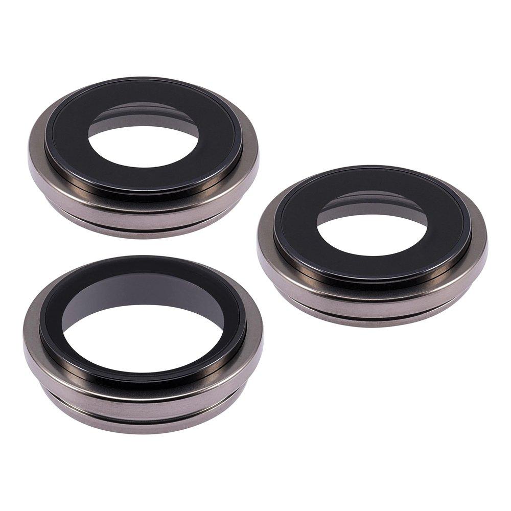 Скло камери для Apple iPhone 15 Pro Max в рамці (Natural titanium) (Original)