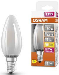 LED лампа CL B60 DIM 6,5W/827 230V GL FR E14 OSRAM 4058075434486