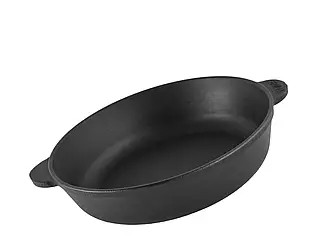 Жаровня чавунна BRIZOLL кругла з ручками M2460U