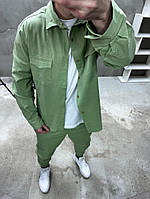 Класичний костюм зелений | 52-5.701