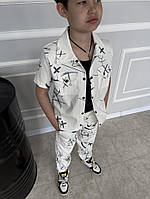 Бенгалиновий дитячій костюм - білий - 68-008