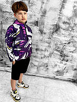 Анорак дитячій - темно-фіолетовий - 36-013