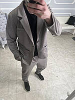 Класичний костюм світло-сірий | 52-034