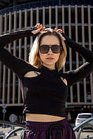 Лонгслів Reload- Mist,чорний