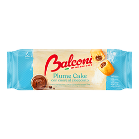 Бісквіт Plume Cake Balconi з шоколадом 228г