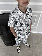 Бенгалиновий дитячій костюм - Білий - 68-006