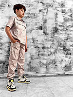 Бенгалиновий дитячій костюм - Білий - 68-009