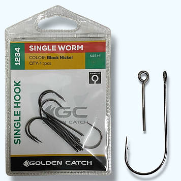 Гачок GC Single Worm 1234 BN 2