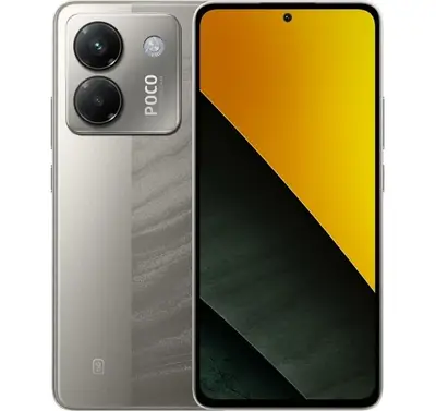 Смартфон Poco M7 Pro 5G 8/256 Gb Silver AMOLED 6.67" 50мп 2SiM 5G NFC Швидке заряджання 45Вт Пластик