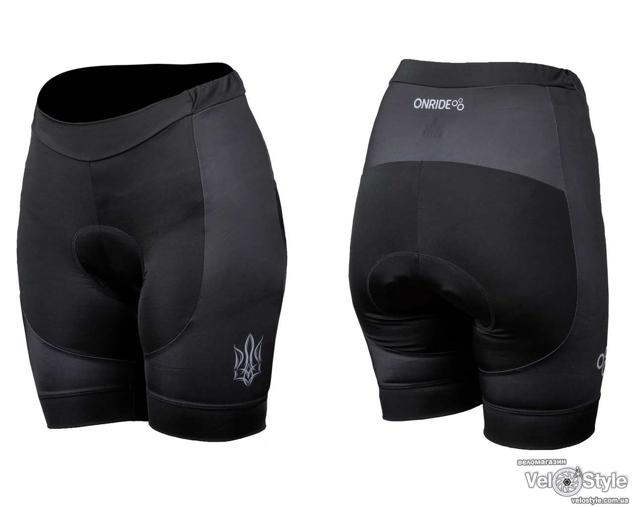 Велотруси без лямок жіночі ONRIDE Cuddle ,колір - чорний ,розмір -  M, фото 1