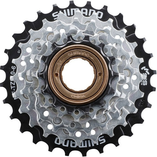 Зірки задні с тріскачкою Shimano MF-TZ510-6 14-28 6-шв., фото 1