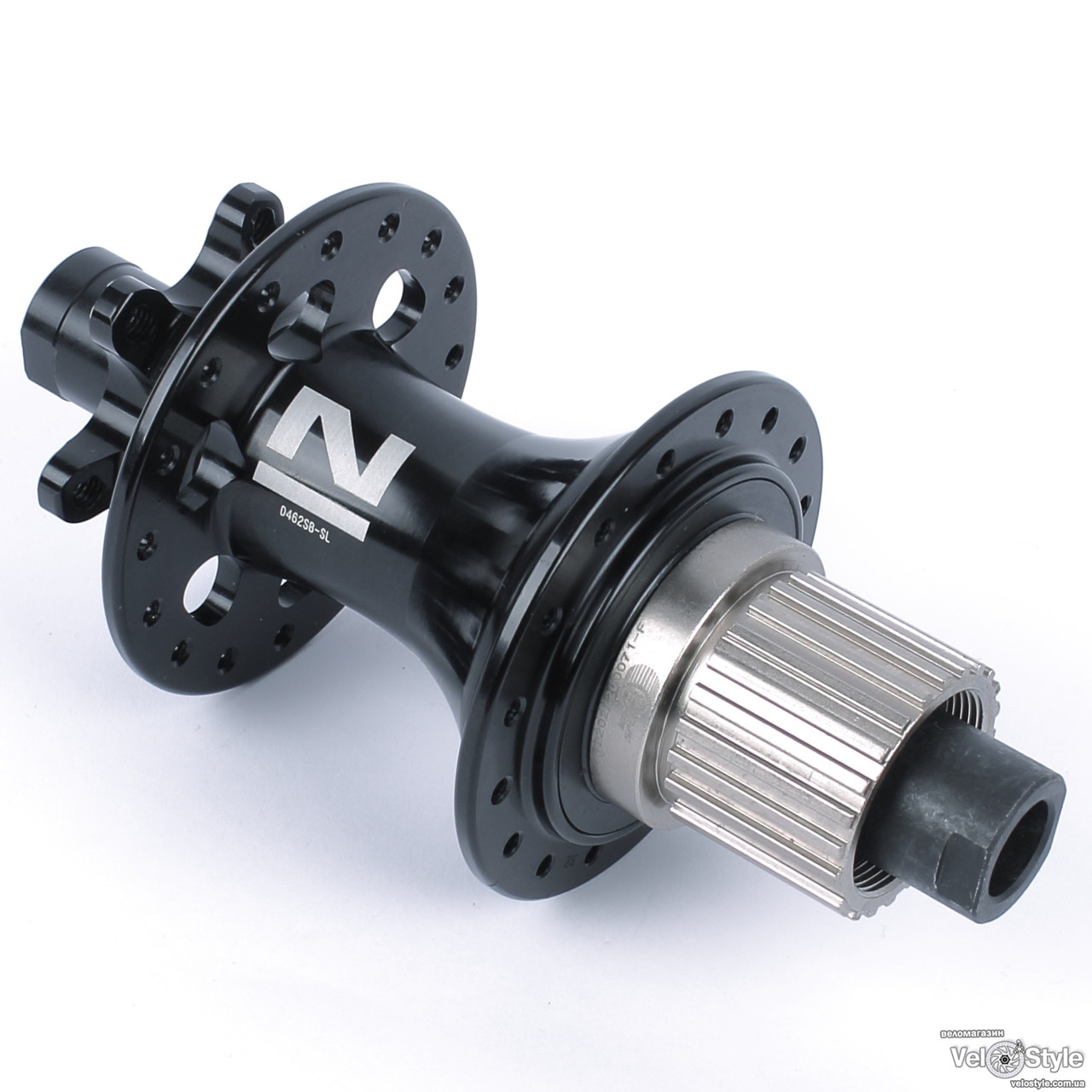 Втулка дискова задня Novatec D462SB SL X12 S3S MICROSPLINE 12x142, 32H чорний, фото 1