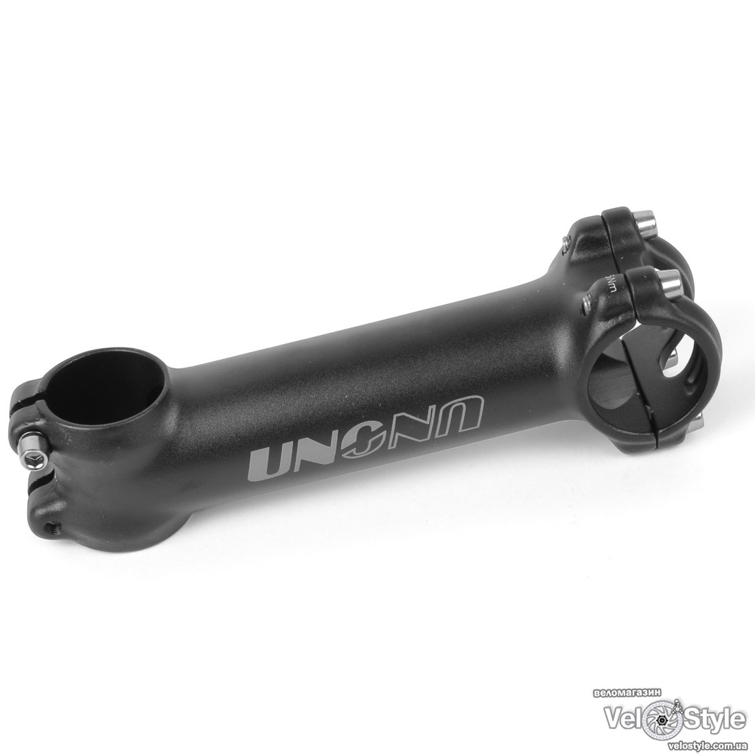 Винос керма UNO AS-601 A-HEAD алюм. 1.1/8" литий, для керма 31.8мм, L:120мм, 15°, чорний, фото 1