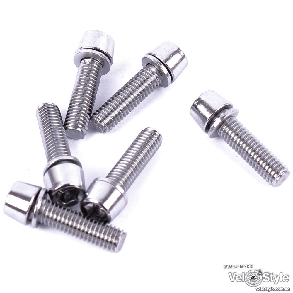 Болти виноса ZTTO сріблясті, 6шт., фото 1
