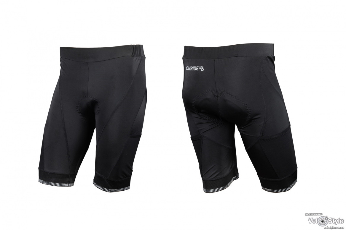 Велотруси без лямок ONRIDE Pocket, колір - чорний  , розмір  -  XL , склад: 80%Nylon+20%Spandex, фото 1