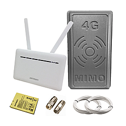 4G комплект з акумулятором Anteniti B535 + антена RNet MIMO 2х17 Дб всі частоти