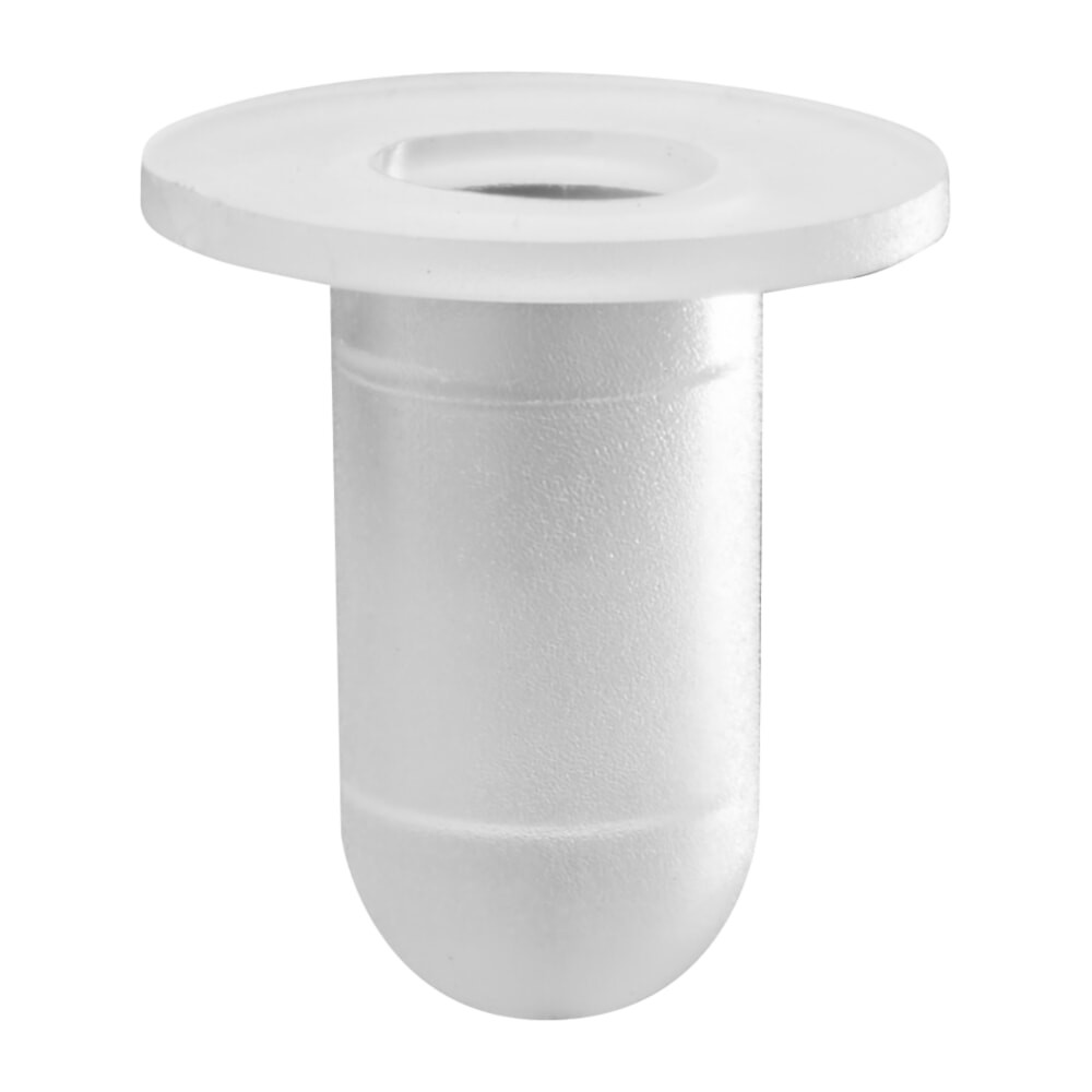 Втулки, вставки, Втулка з круглим капелюшком Без ущільнювальної прокладки, Прозорий, Пластик, Розміри (мм): T-16.2, фото 1