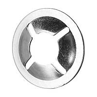 Гайки, шайби, накрутки, Шайба Сріблястий, Метал, Розміри (мм): T-20 D-8. Марка автомобіля: CITROEN, PEUGEOT,